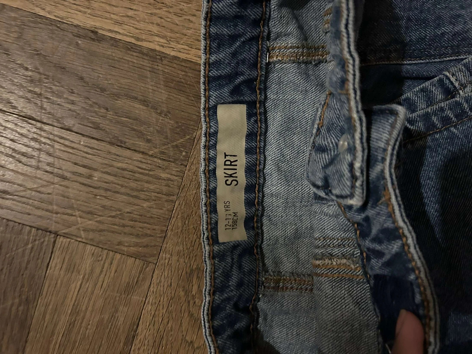 Jupe en jean 12-13 ans – skirt – taille 12 ans / 152 cm 3
