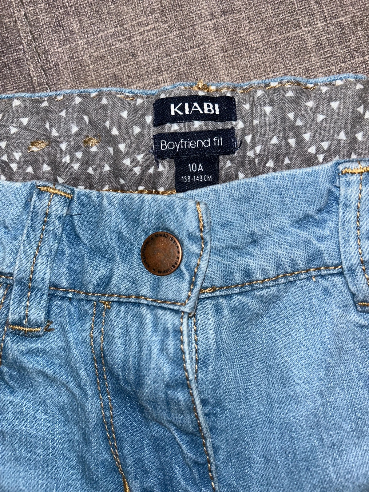 Jean boyfriend Kiabi taille 10 ans – Kiabi – taille 10 ans / 140 cm 5