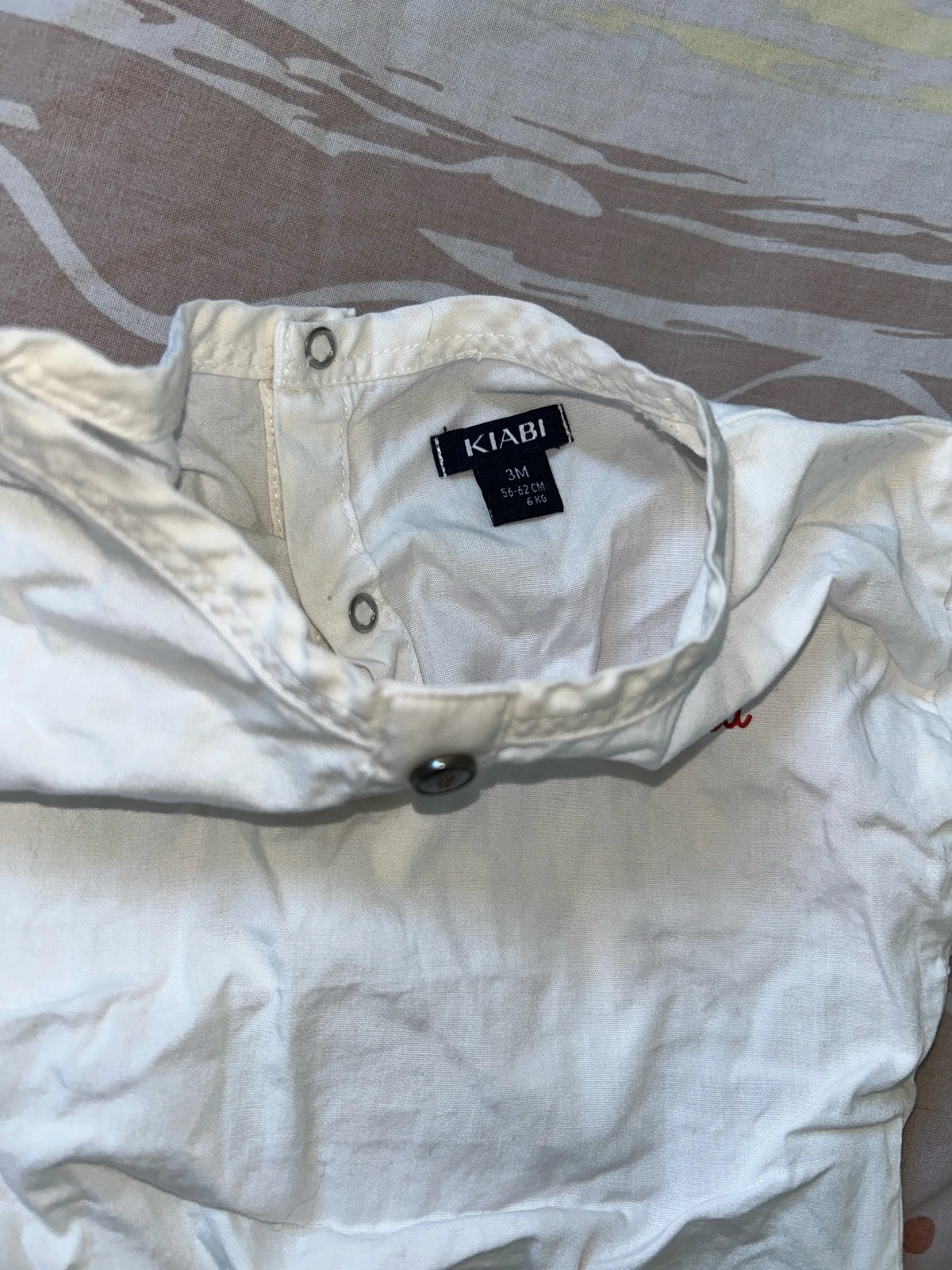 Chemise manche courte Kiabi taille 3 mois – Kiabi – taille 3-6 mois / 62 cm 3