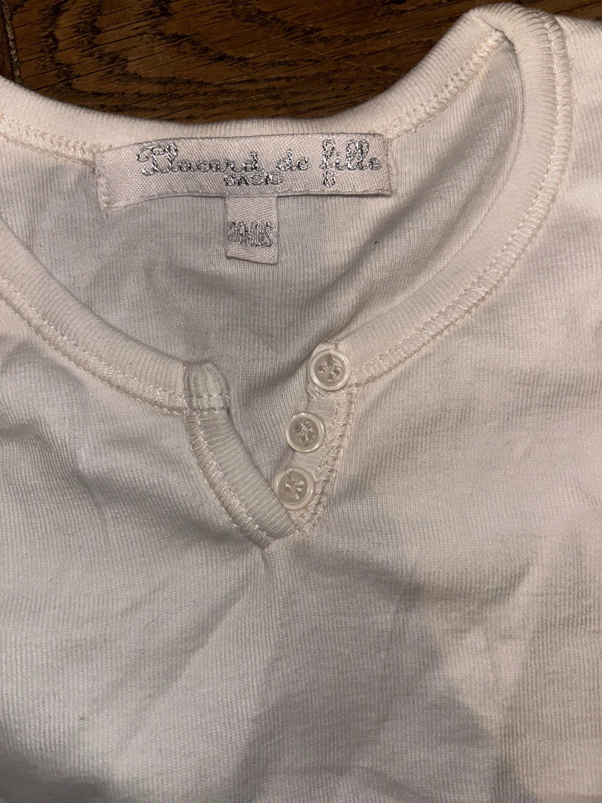 T-shirt blanc taille 26 mois – Placard de fille – taille 24-36 mois / 92 cm 2