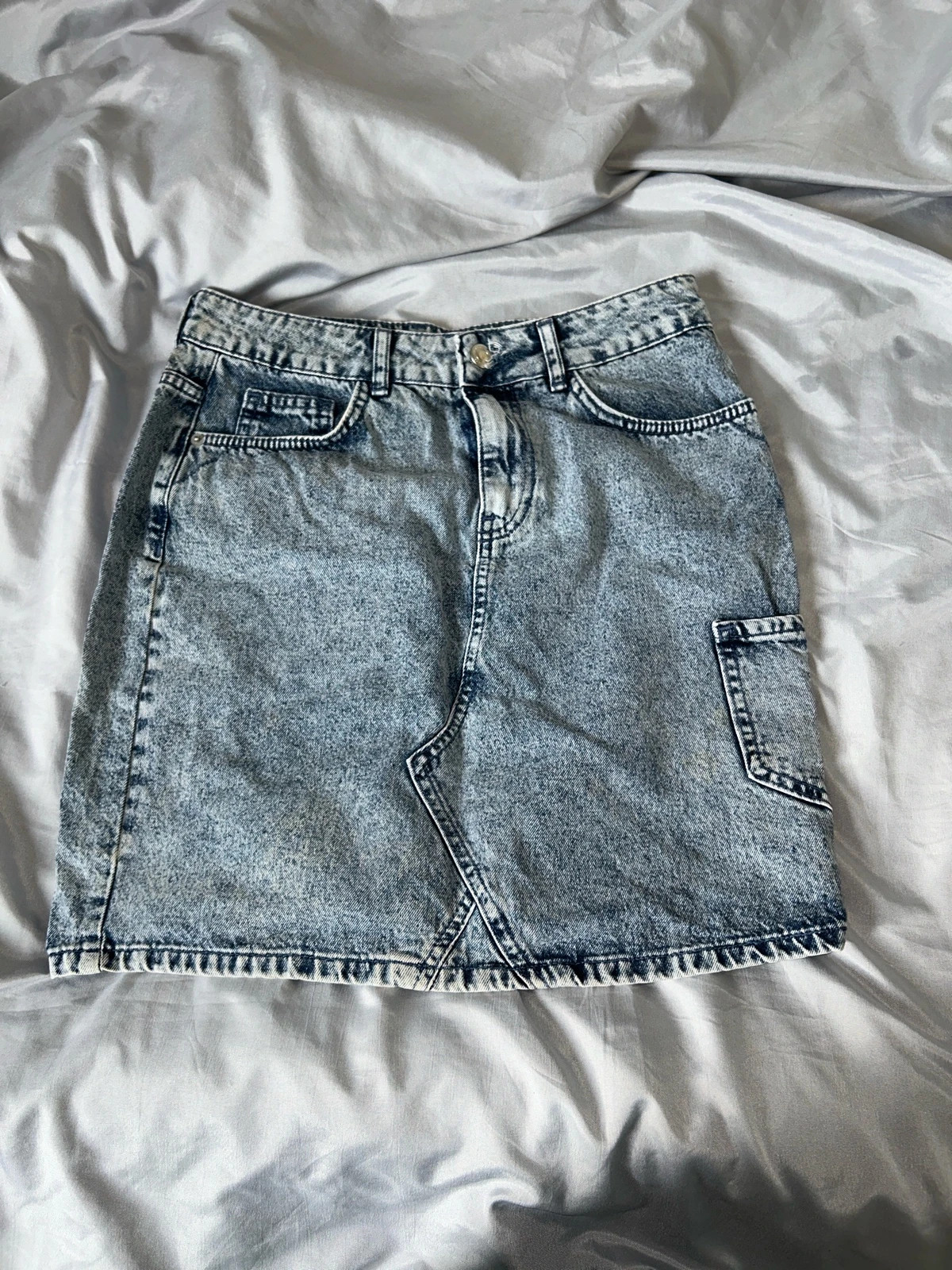 Jupe en jean courte taille 38 Gémo
