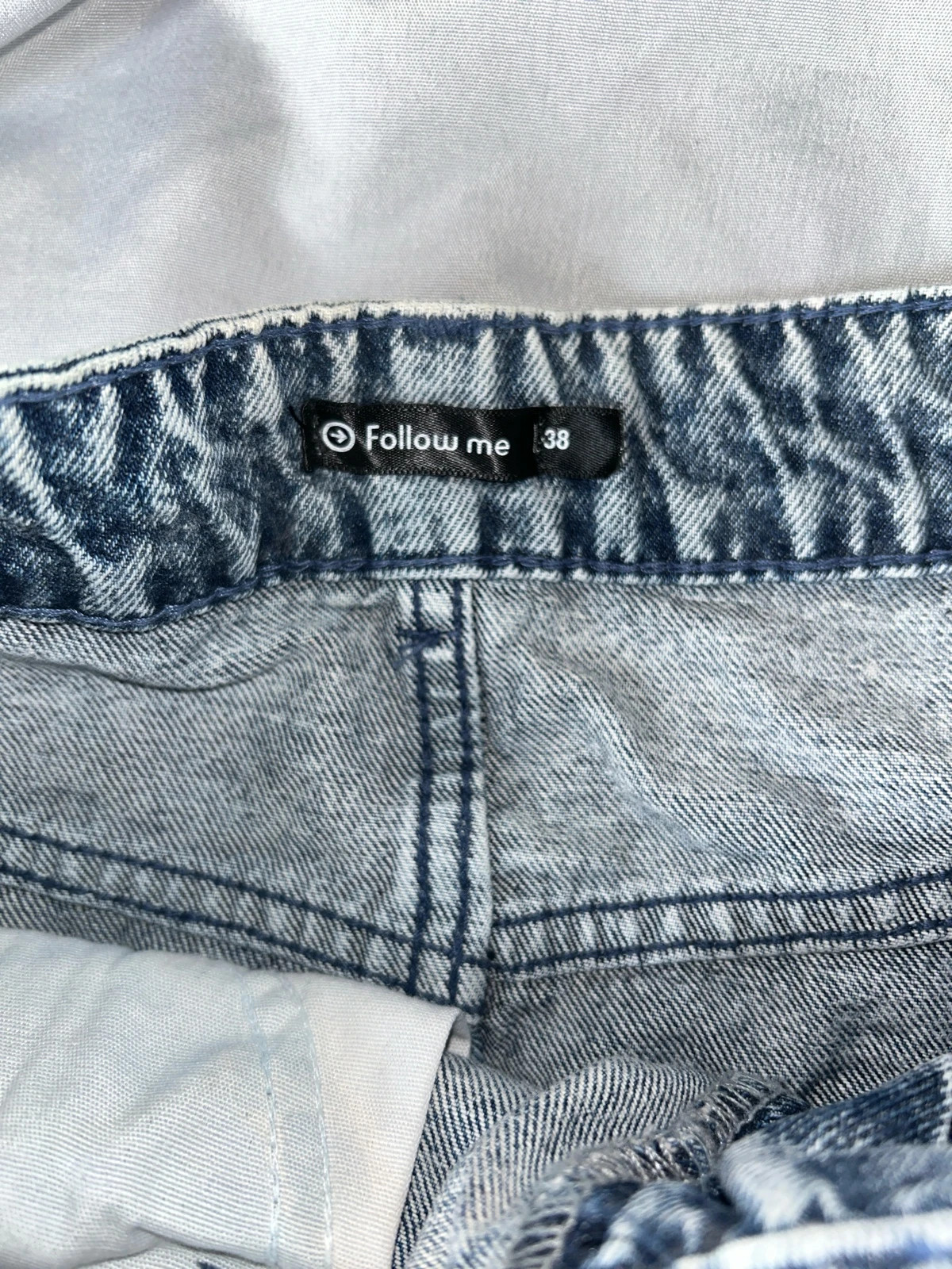 Jupe en jean courte taille 38 Gémo – Gémo – taille M / 38 / 10 5