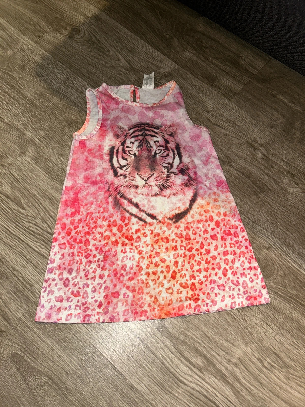 Débardeur fille tigre 4 ans