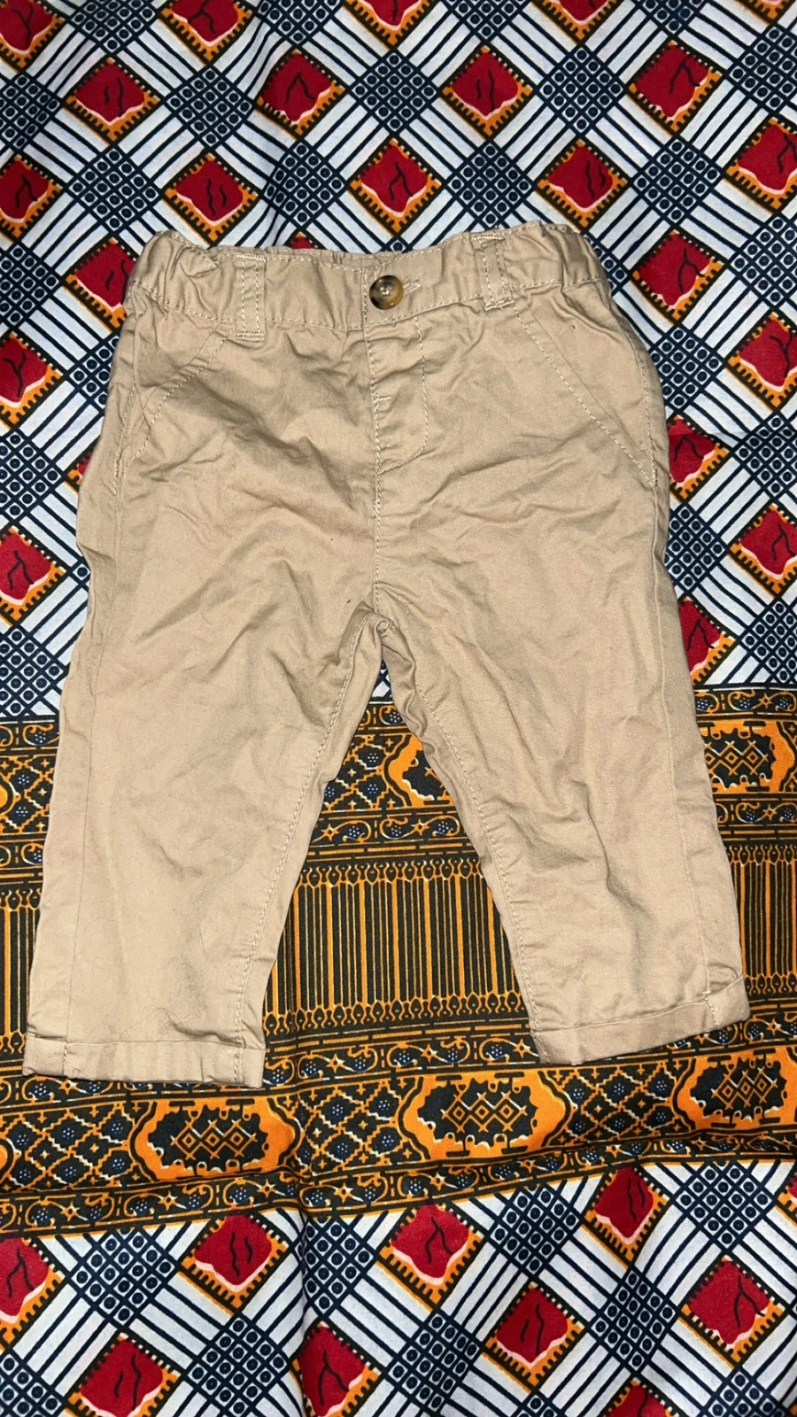 Pantalon bébé style chino 6 mois