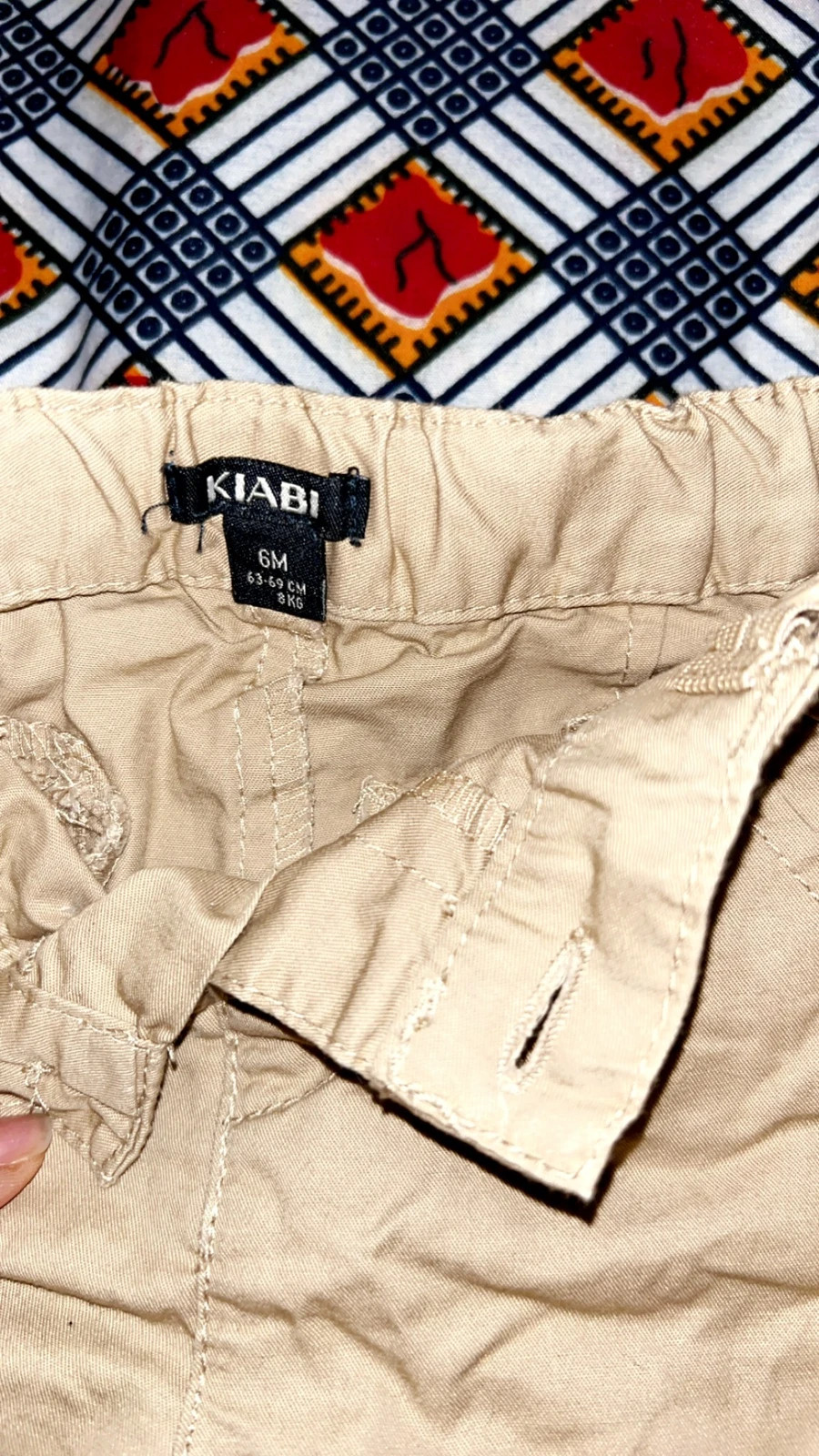 Pantalon bébé style chino 6 mois – Kiabi – taille 6-9 mois / 68 cm 3