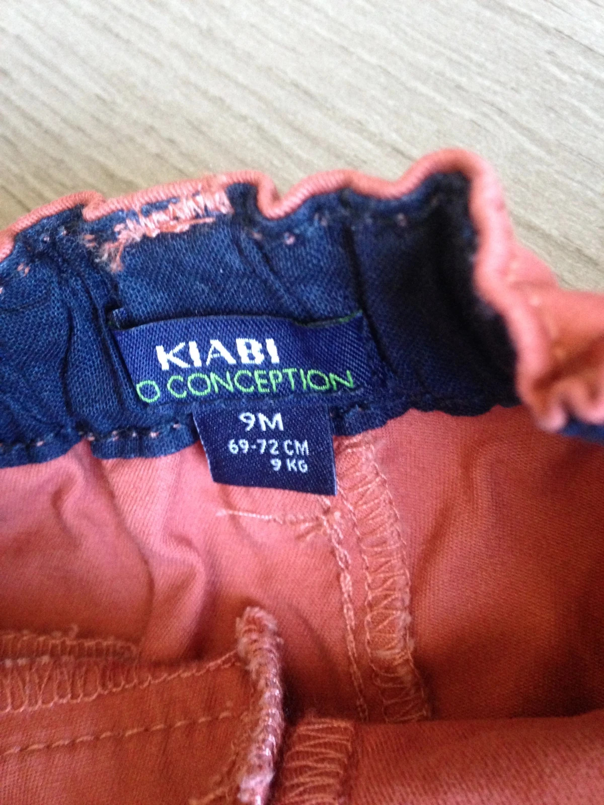 Short 9 mois – Kiabi – taille 9-12 mois / 74 cm 3