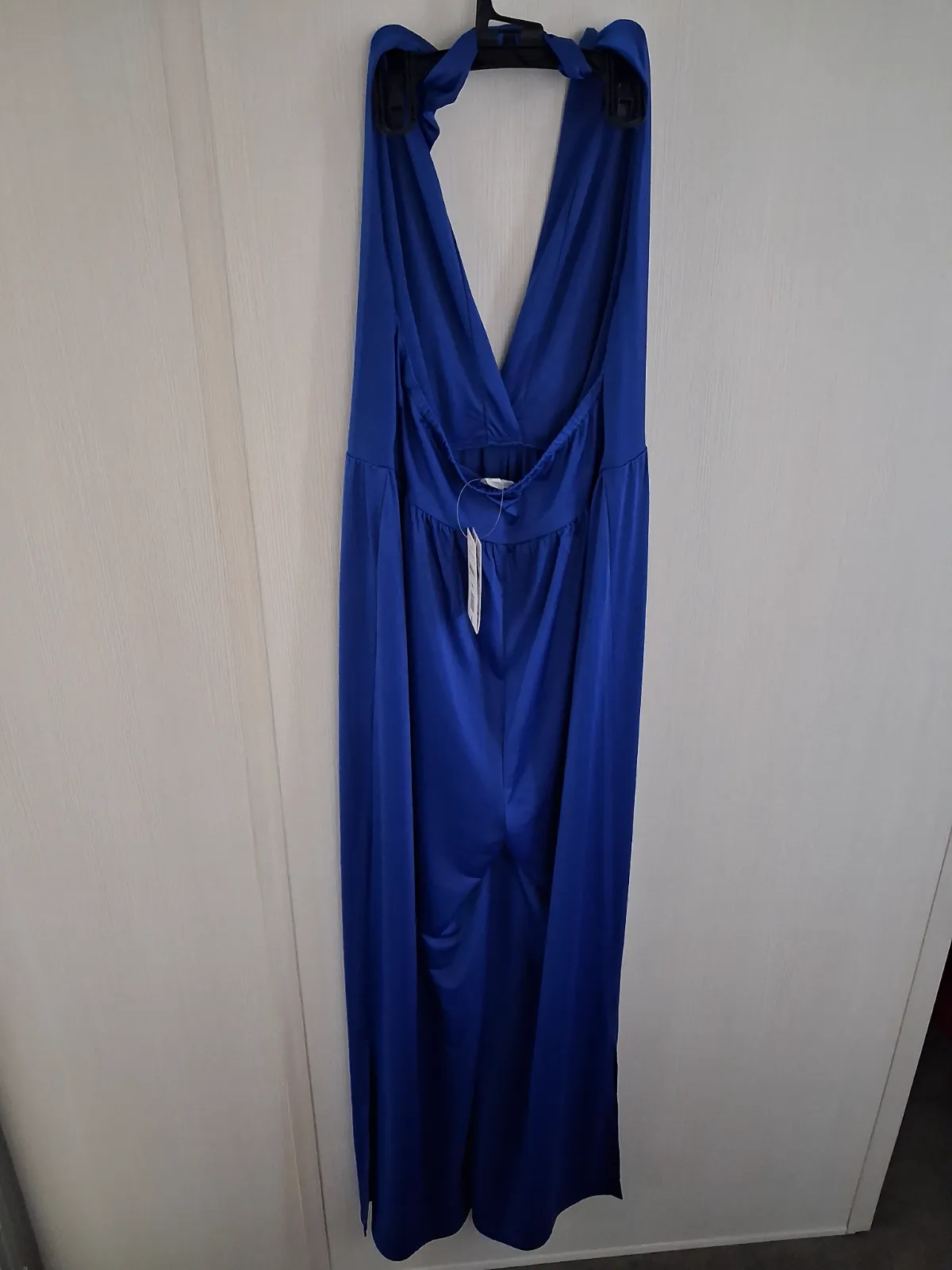 Combinaison pantalon Sfera bleue à encolure américaine – Sfera – taille M 3