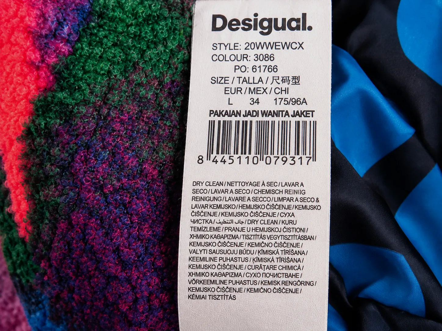 Veste en moumoute Desigual à motifs géométriques – Desigual – taille L 5