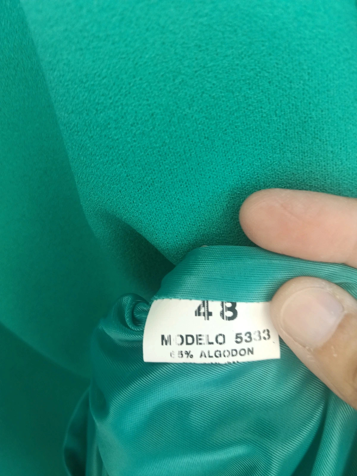 Vestido mangas con #volantes Viral #verde 💚 Permotex víral Talla 48 No envío por Vinteg Go 🙏 – permotex – taille 4XL / 48 / 20 5