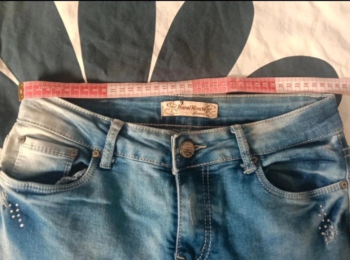 Vaqueros Hanel Haute Talla Etiqueta 42 (Talla Real 38/40) con brillos No envío por Vinteg Go 🙏 – Hanel Haute – taille XL / 42 / 14 4
