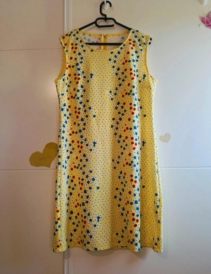 Vestido Flores verano viral Amarillo Talla 44 No envío por Vinteg Go 🙏 – Local – taille XXL / 44 / 16 2