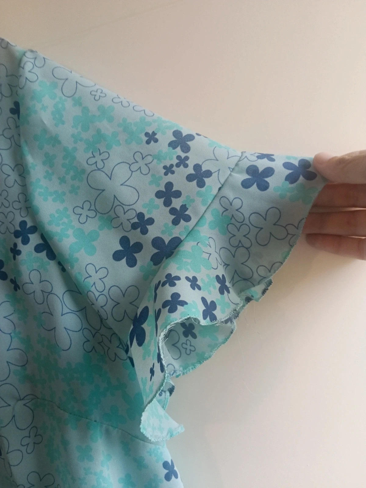 Y2k Blusa fluida azul con volante - Talla 52/54 (Ver medidas) No envío por Vinteg Go 🙏 – taille 6XL / 52 / 24 3