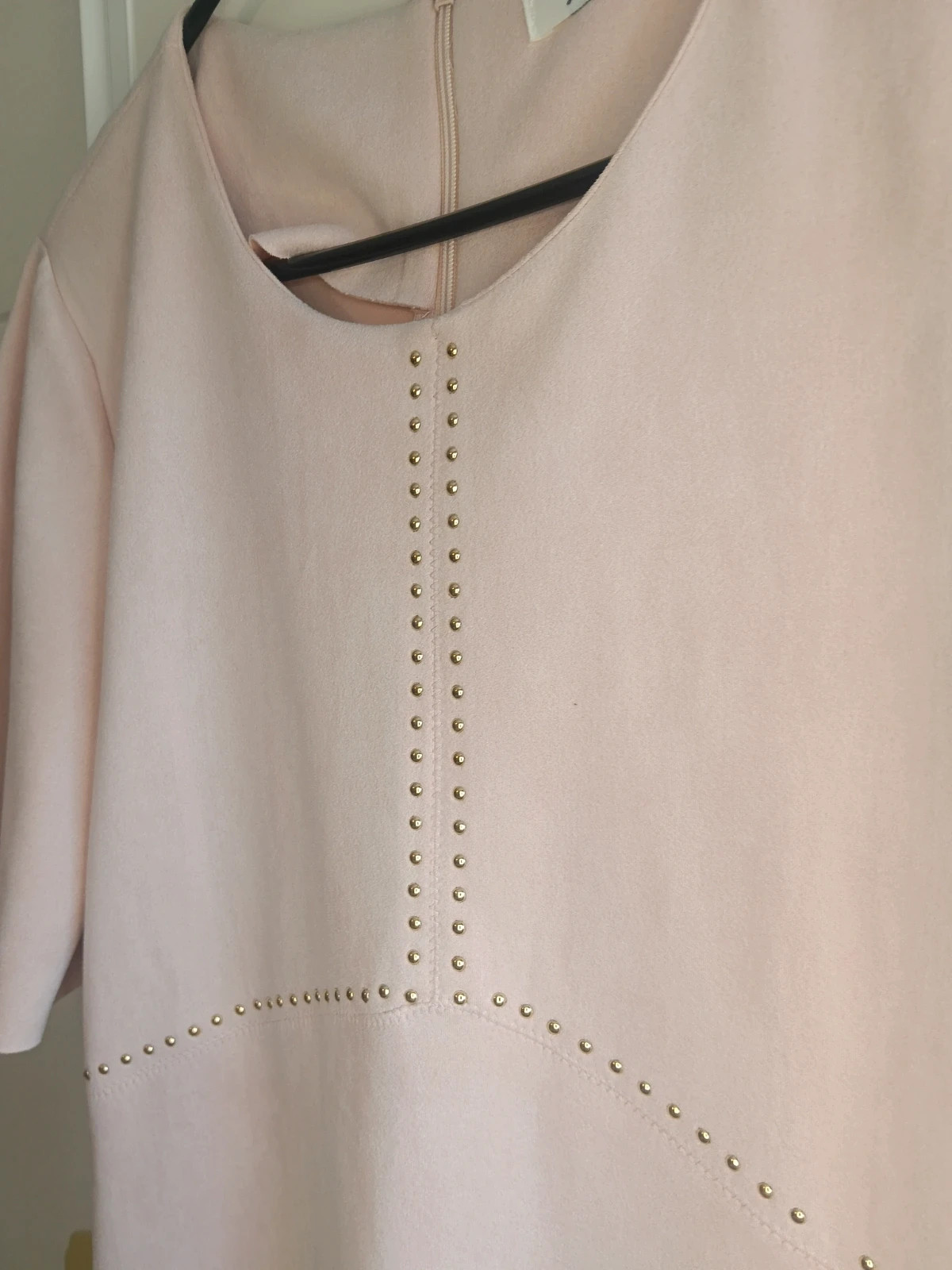 Vestido Rosa palo con tachuelas La Morena Talla S/38 – La Morena – taille M / 38 / 10 4