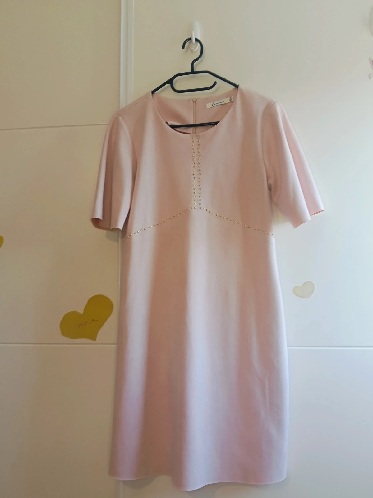 Vestido Rosa palo con tachuelas La Morena Talla S/38 – La Morena – taille M / 38 / 10 2