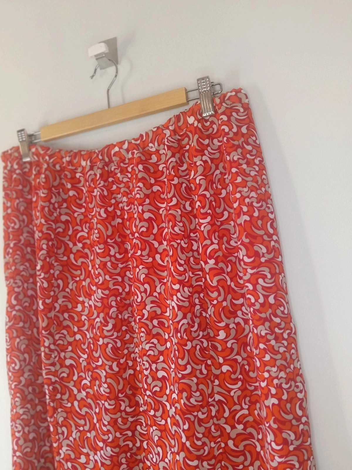 Falda midi retro psicodélica Costura 40 T52( Plus Size )(Medidas) No envío por Vinteg Go 🙏 – COSTURA 40 – taille 6XL / 52 / 24 2