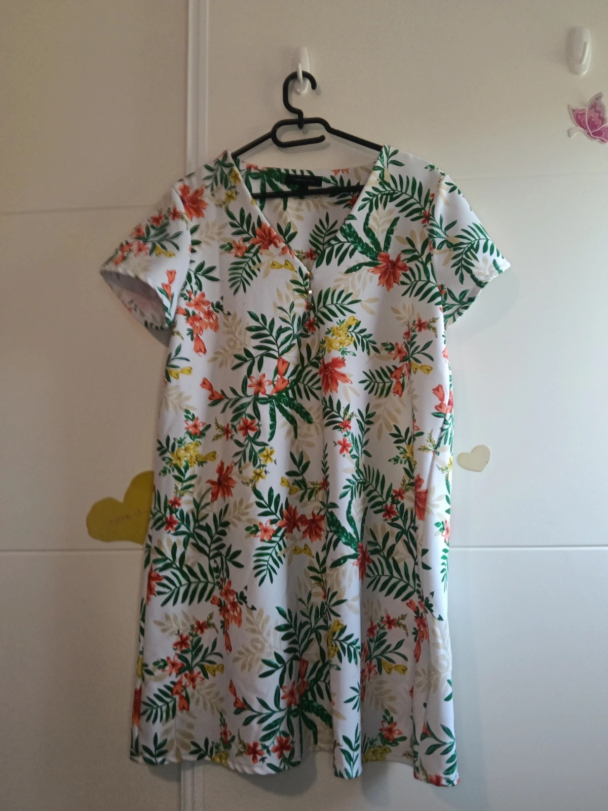 Vestido Cortefiel flores viral 💎 Talla L ( medidas)No envío por Vinteg Go 🙏 – Cortefiel – taille L / 40 / 12 3