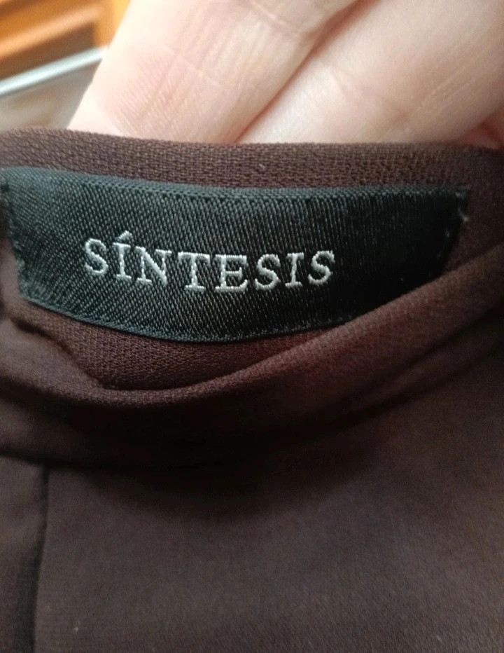 Pantalón marrón chocolate Viral Síntesis T 54( medidas)No envío por Vinteg Go 🙏 – Síntesis – taille 7XL / 54 / 26 3