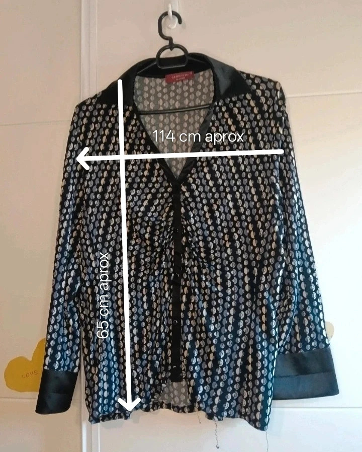 Blusa Satinada atemporal Cappuccini Talla 52 Viral No envío por Vinteg Go 🙏 – Cappuccini – taille 6XL / 52 / 24