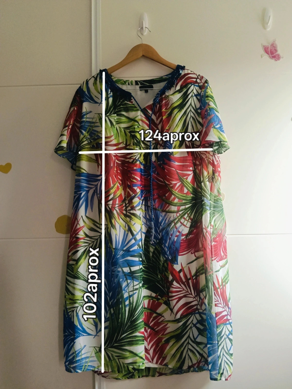 Vestido tropical viral Antea Talla XL(52/54) medidas No envío por Vinteg Go 🙏