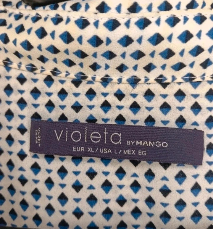 Camisa Violeta by mango Talla XL NO envío por Vinteg Go 🙏 – Violeta by MANGO – taille XL / 42 / 14 5