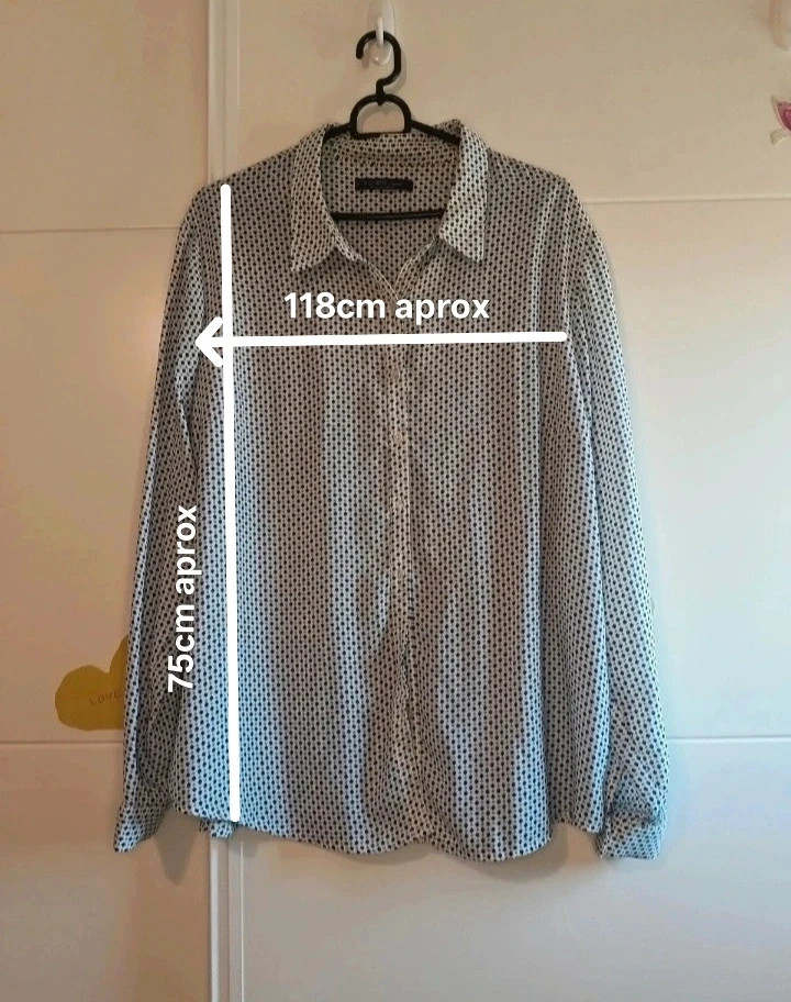 Camisa Violeta by mango Talla XL NO envío por Vinteg Go 🙏