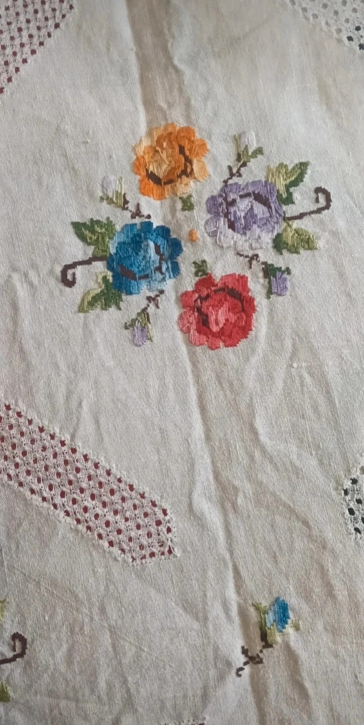 Colcha Lagartera Vintage Cama 90 + Almohada - y2k Artesanal Viral No envío por Vinteg Go 🙏 – taille Autre 5