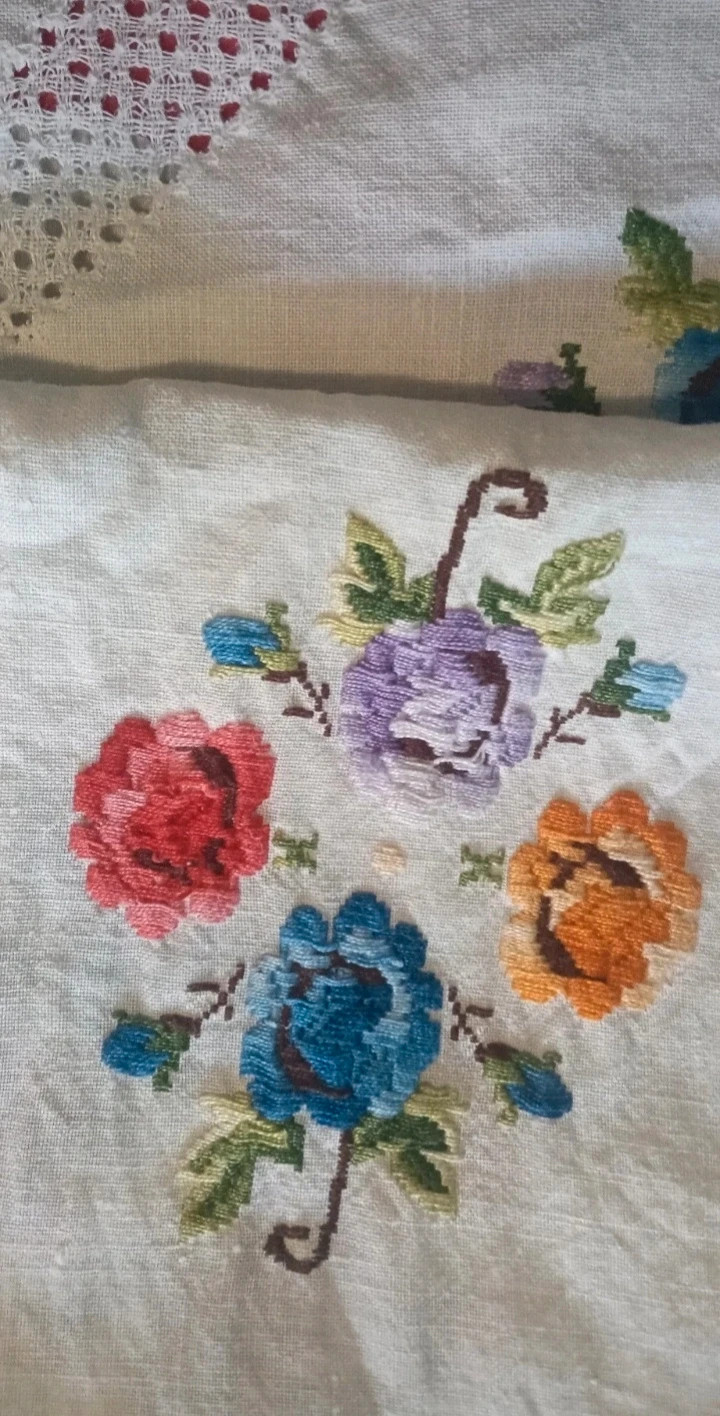 Colcha Lagartera Vintage Cama 90 + Almohada - y2k Artesanal Viral No envío por Vinteg Go 🙏 – taille Autre 4