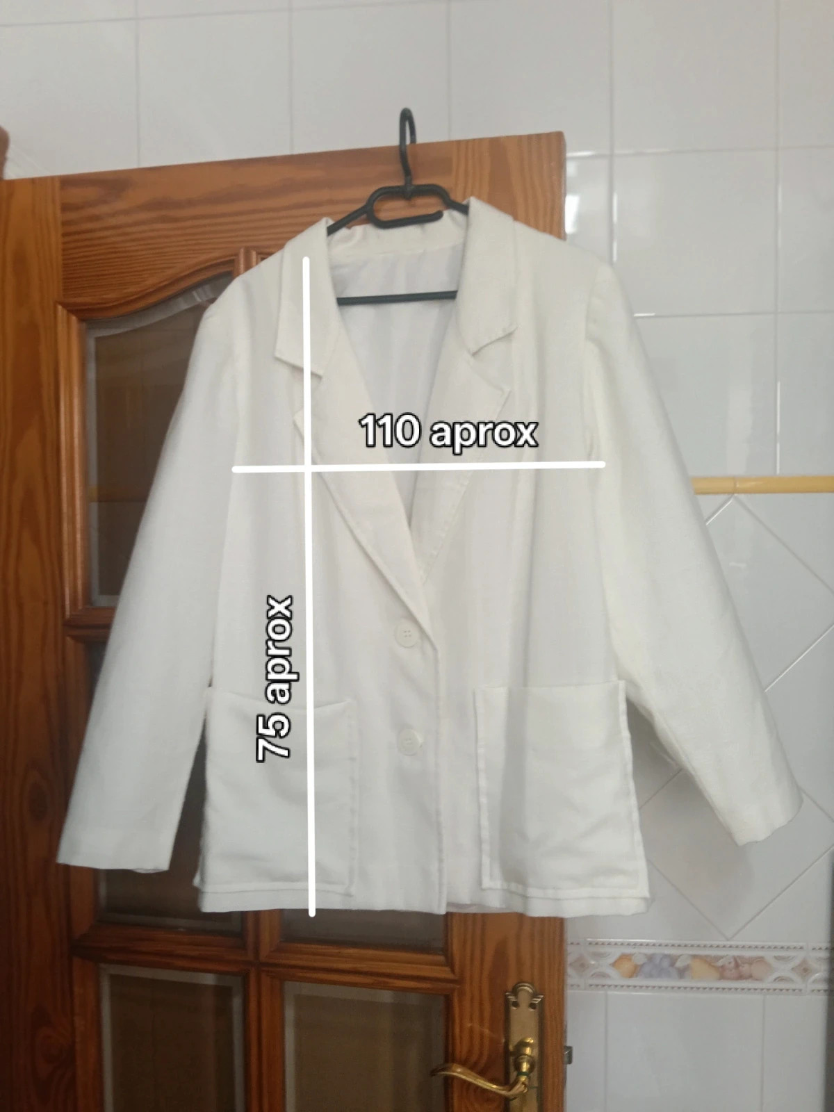 Blazer / Americana Blanca (Talla 46) No envío por Vinteg Go 🙏 – El Corte Inglés – taille XXXL / 46 / 18