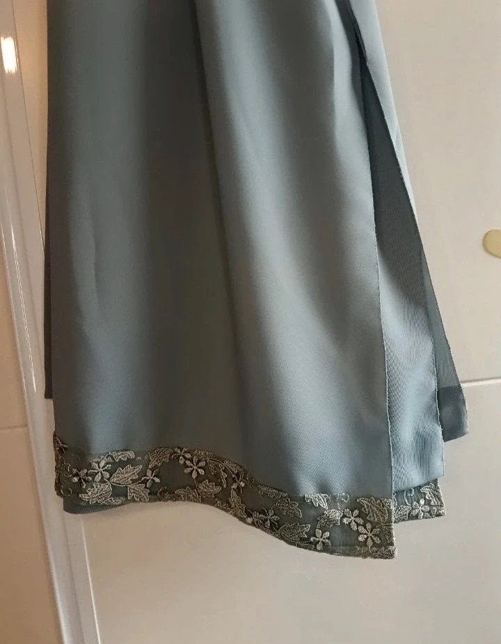 Precioso Conjunto 3 piezas fiesta Blusa encaje, Falda , Estola) Talla 44 viral medidas – taille XXL / 44 / 16 4