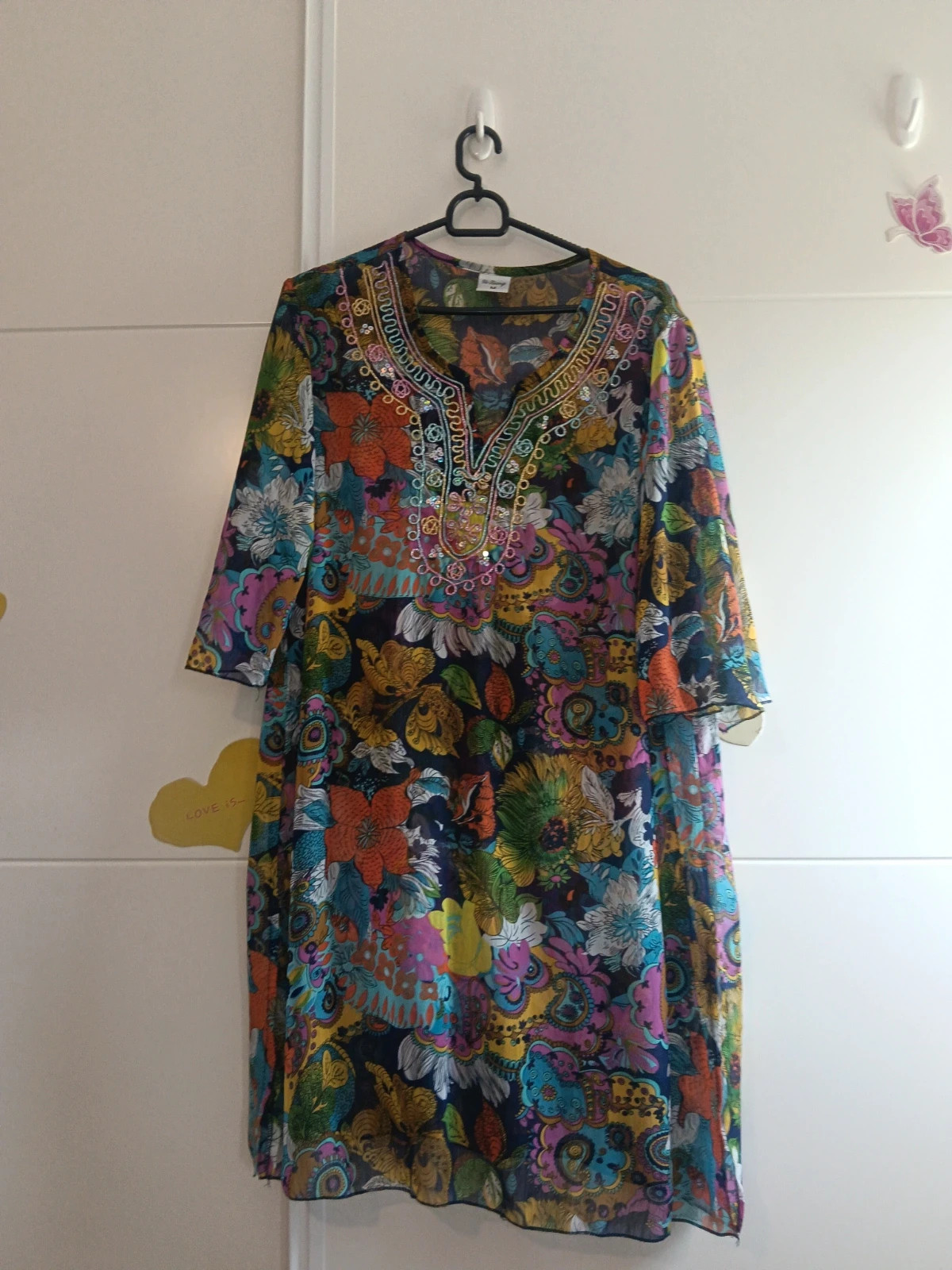 Vestido playero viral multicolor Talla M No envío por Vinteg Go 🙏 – Yi xiang – taille M / 38 / 10