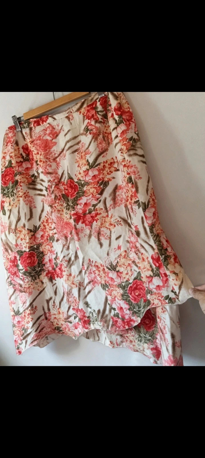 Falda midi floral de lino Viral ACus - Talla 54 (Plus Size) No envío por Vinteg Go 🙏 – acus – taille 7XL / 54 / 26 2