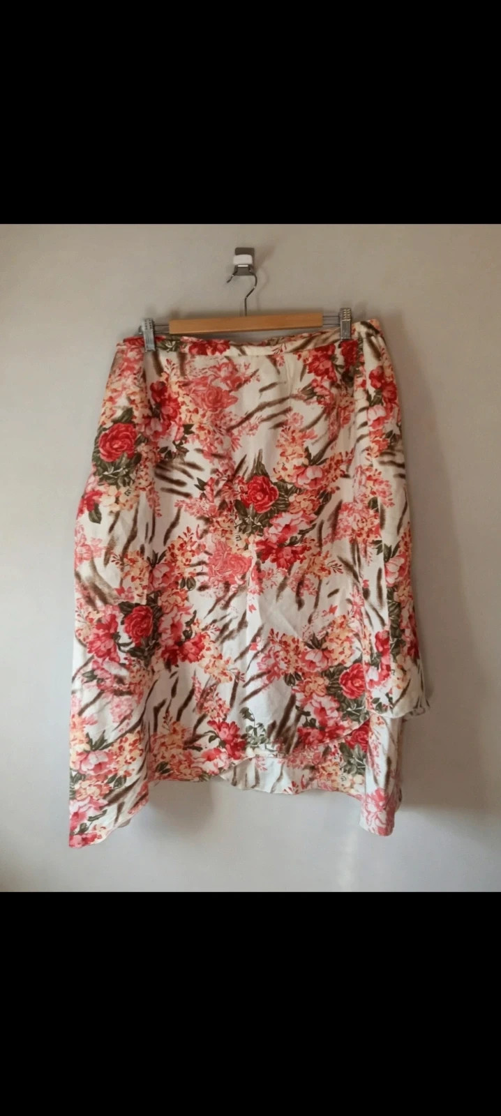Falda midi floral de lino Viral ACus - Talla 54 (Plus Size) No envío por Vinteg Go 🙏 – acus – taille 7XL / 54 / 26