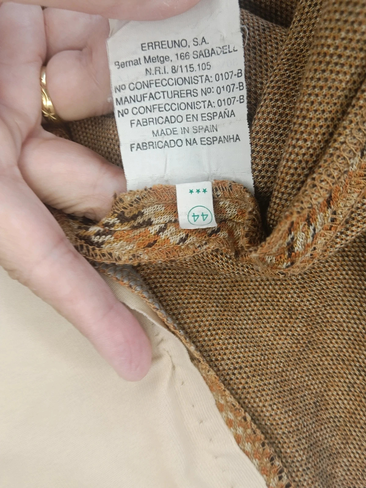 Falda Cuadros de Erreuno viral Talla 44( medidas)💎No envío por Vinteg Go 🙏 – Erreuno – taille XXL / 44 / 16 4
