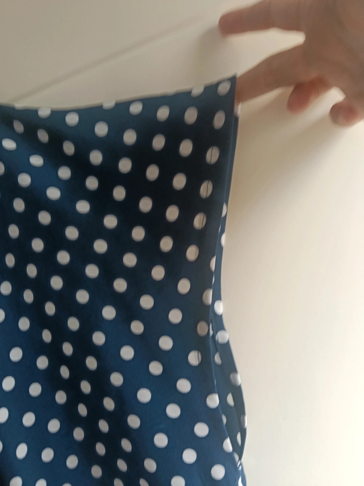 Vestido Lunares viral Con botones azul Talla 52/54 ( medidas )No envío por Vinteg Go 🙏 – taille 6XL / 52 / 24 4
