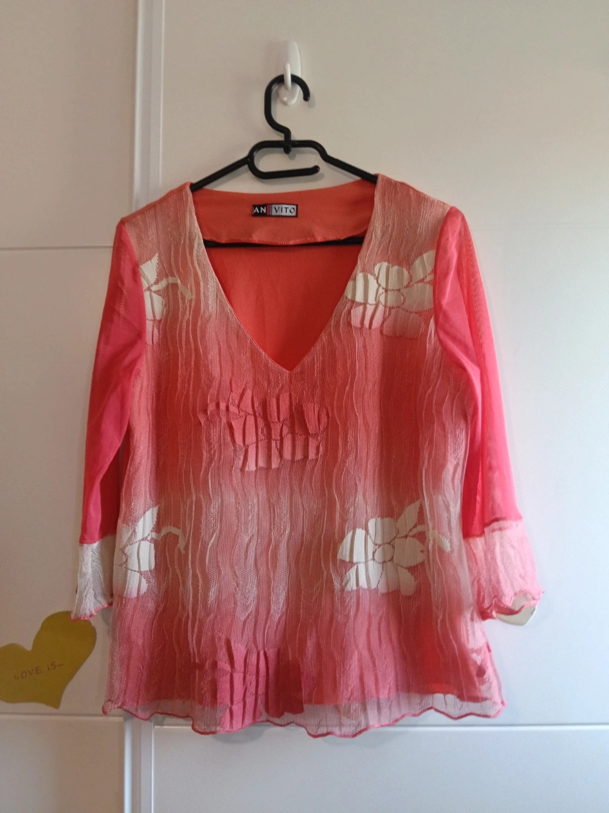 Blusa Floral Coral Anvito Talla L(G) Viral 🔥 No envío por Vinteg Go 🙏 – Anvito – taille L / 40 / 12 2