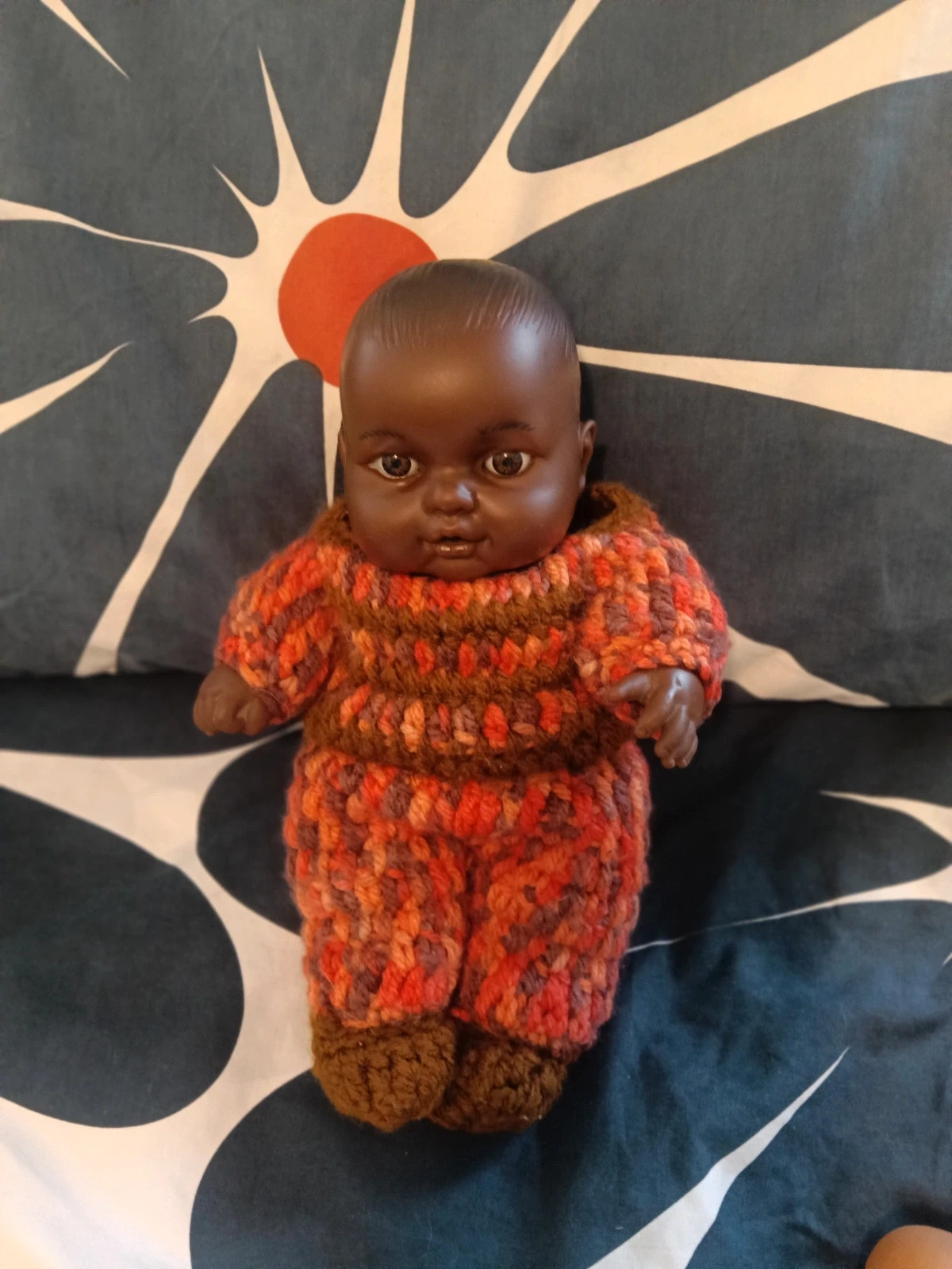 Muñeco Bebé Negrito Vintage J. Berna + Ropa Crochet No envío por Vinteg Go 🙏 – J Berna – taille Taille unique 2