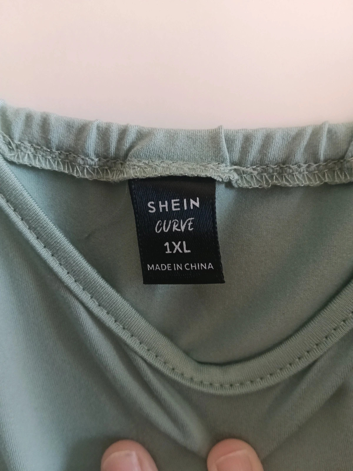 Top Verde Menta Shein Curve viral Talla 46 (1XL) Nuevo – Shein Curve – taille XXXL / 46 / 18 2