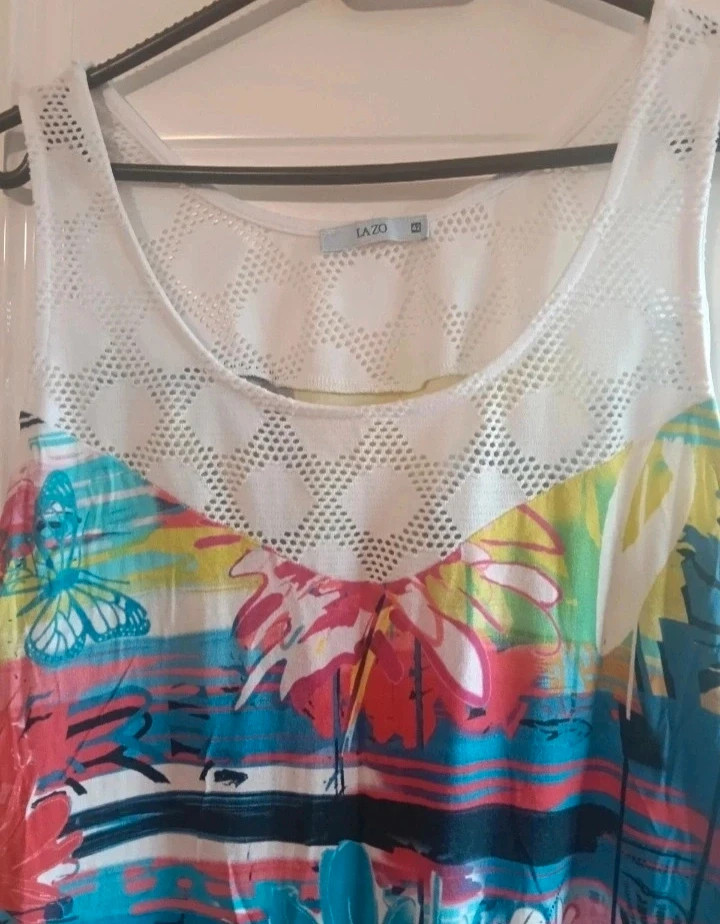 Vestido verano multicolor viral de Lazo Talla 42 No envío por Vinteg Go 🙏 – lazo – taille XL / 42 / 14 2