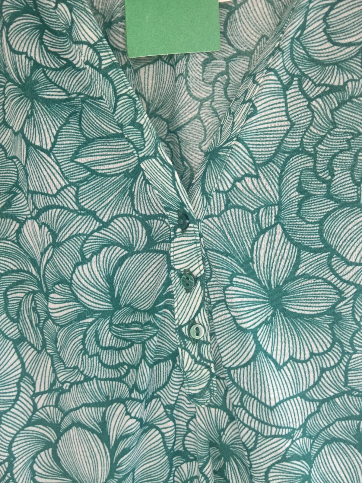 Blusa verde Flores viral H&M Talla M/38 Nueva No envío por Vinteg Go 🙏 – H&M – taille M / 38 / 10 4