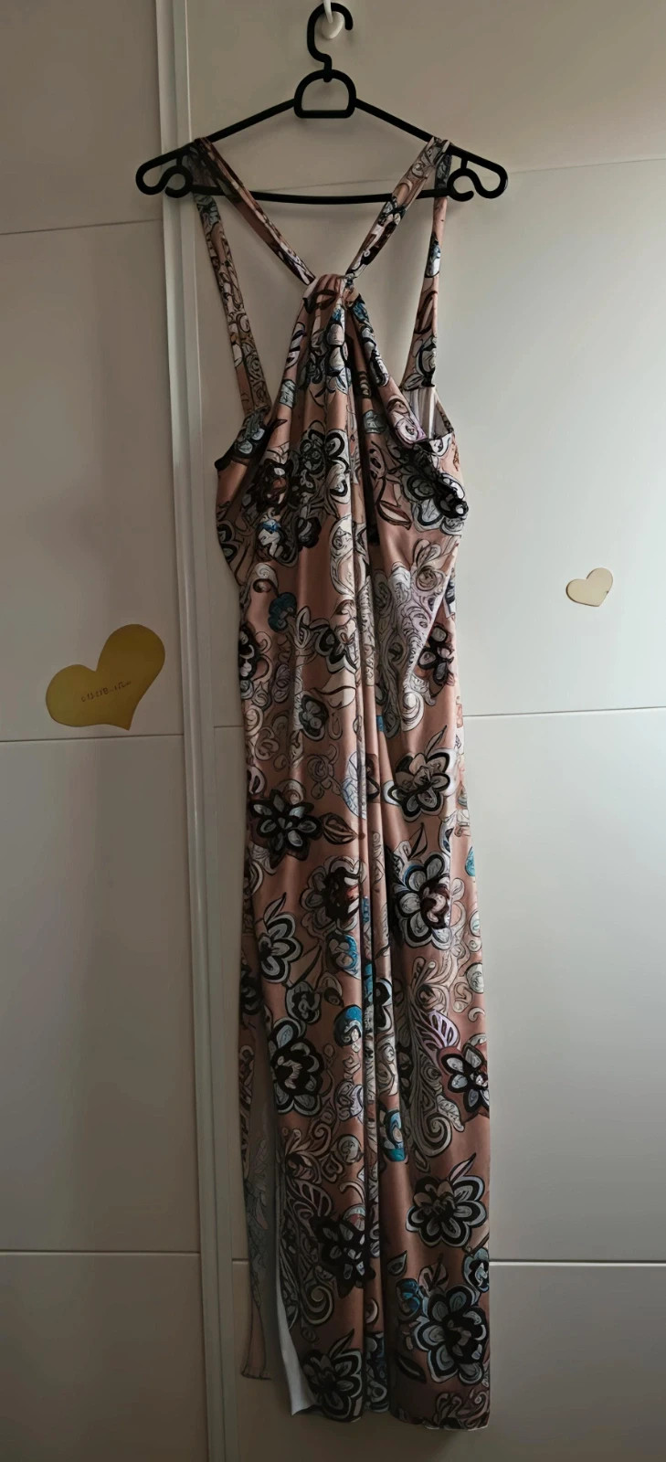 Vestido largo boho viral cuello Halter talla única curvy ( 42/54) No envío por Vinteg Go 🙏 – Moda Italiana – taille Taille unique 2