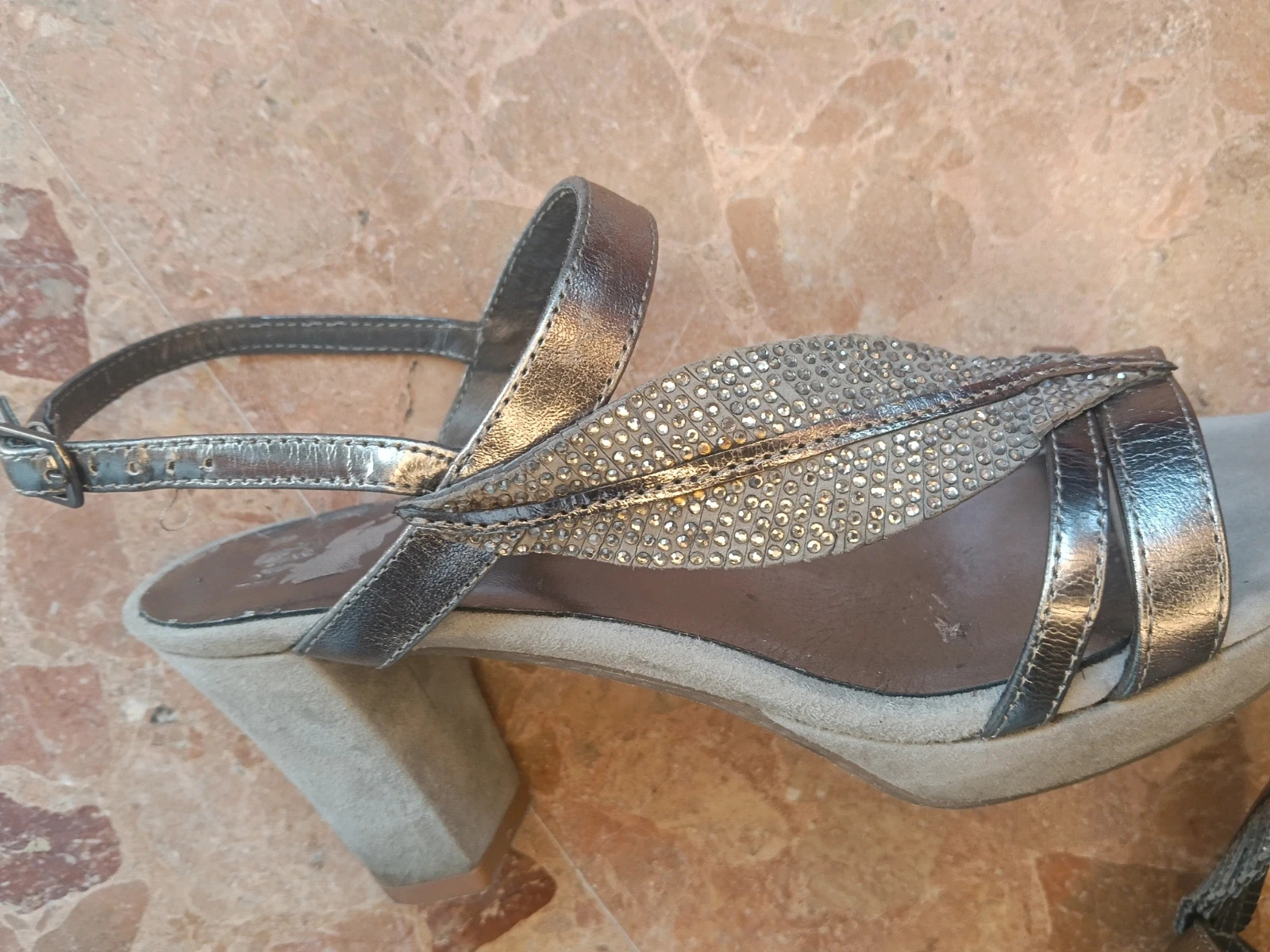 Sandalias RIVA plata T38 No envío por Vinteg Go 🙏 – Rivas di mare – taille 38 4