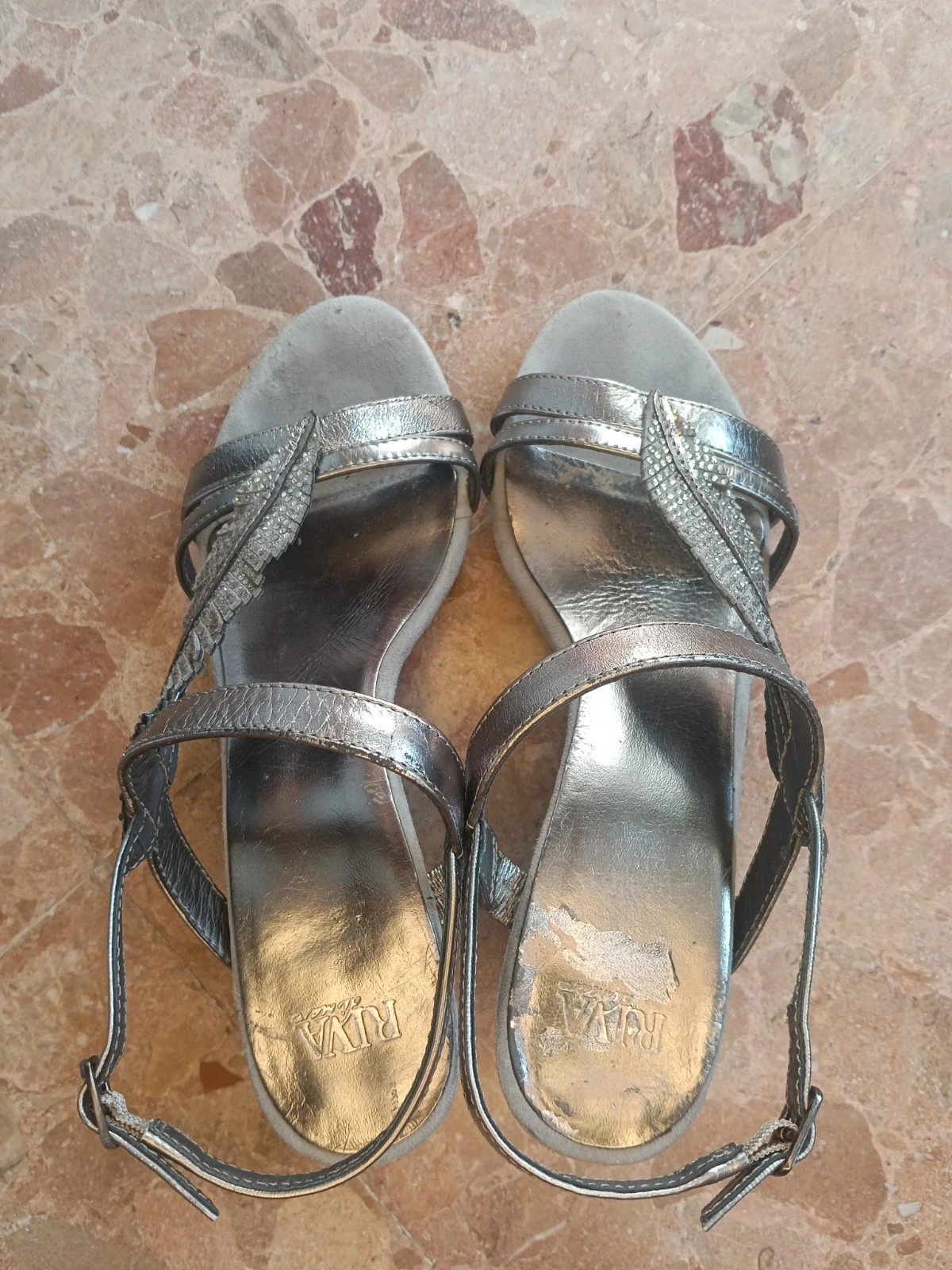 Sandalias RIVA plata T38 No envío por Vinteg Go 🙏 – Rivas di mare – taille 38 5