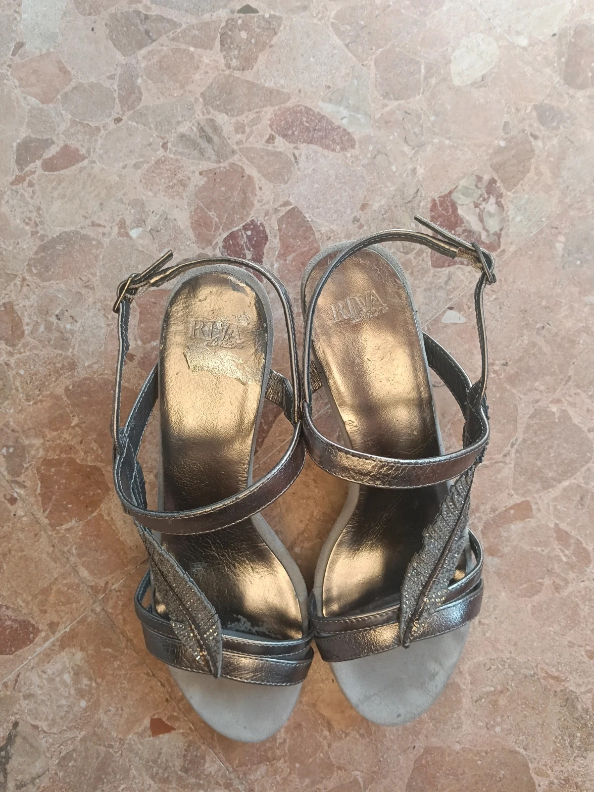 Sandalias RIVA plata T38 No envío por Vinteg Go 🙏 – Rivas di mare – taille 38 3