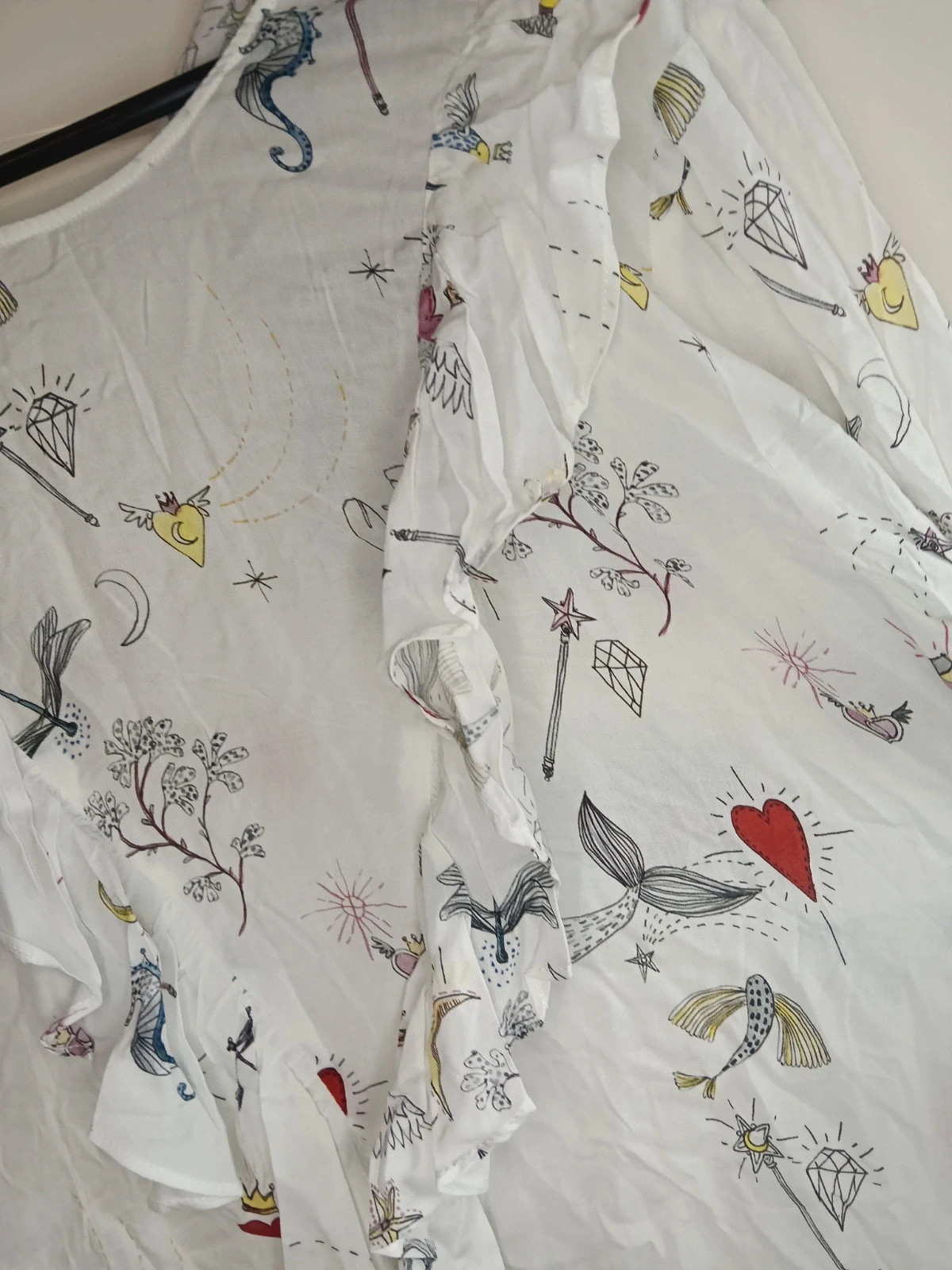 Blusa Zara Viral Sirenas/corazón Talla M No envío por Vinteg Go 🙏 – Zara – taille M / 38 / 10 2