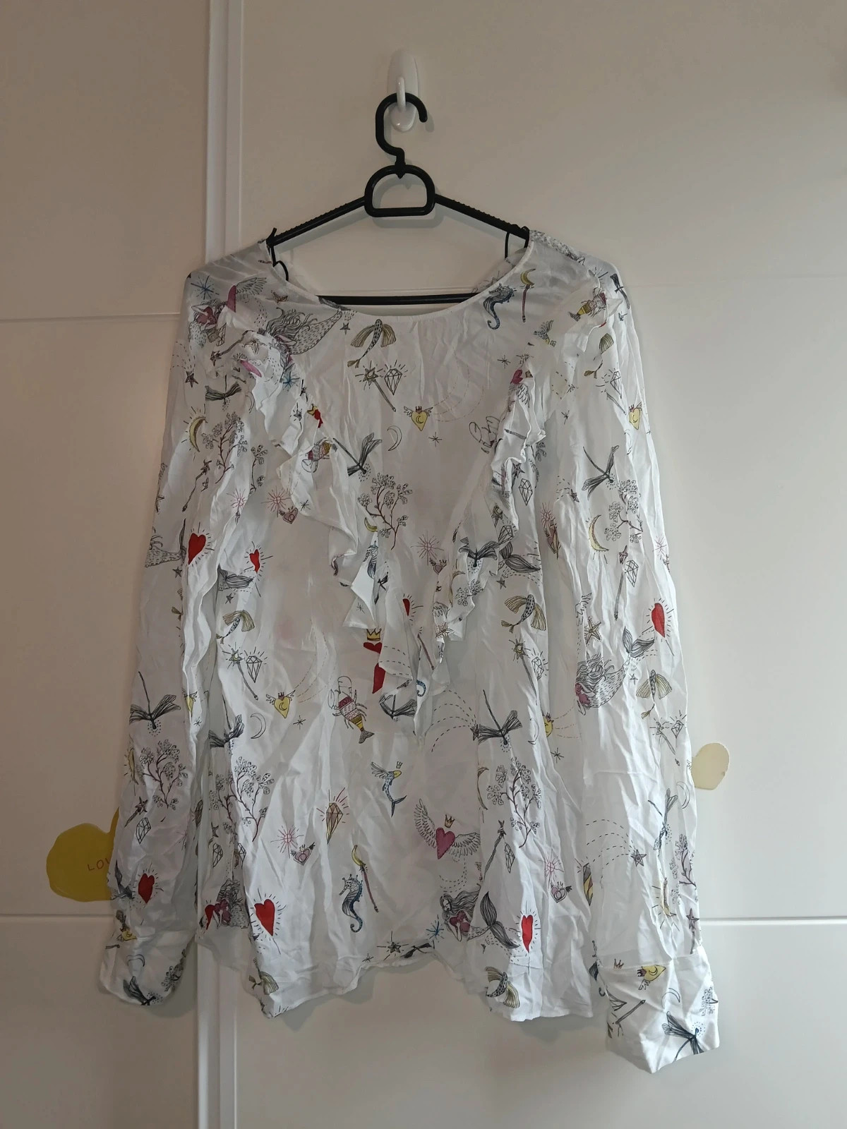 Blusa Zara Viral Sirenas/corazón Talla M No envío por Vinteg Go 🙏 – Zara – taille M / 38 / 10