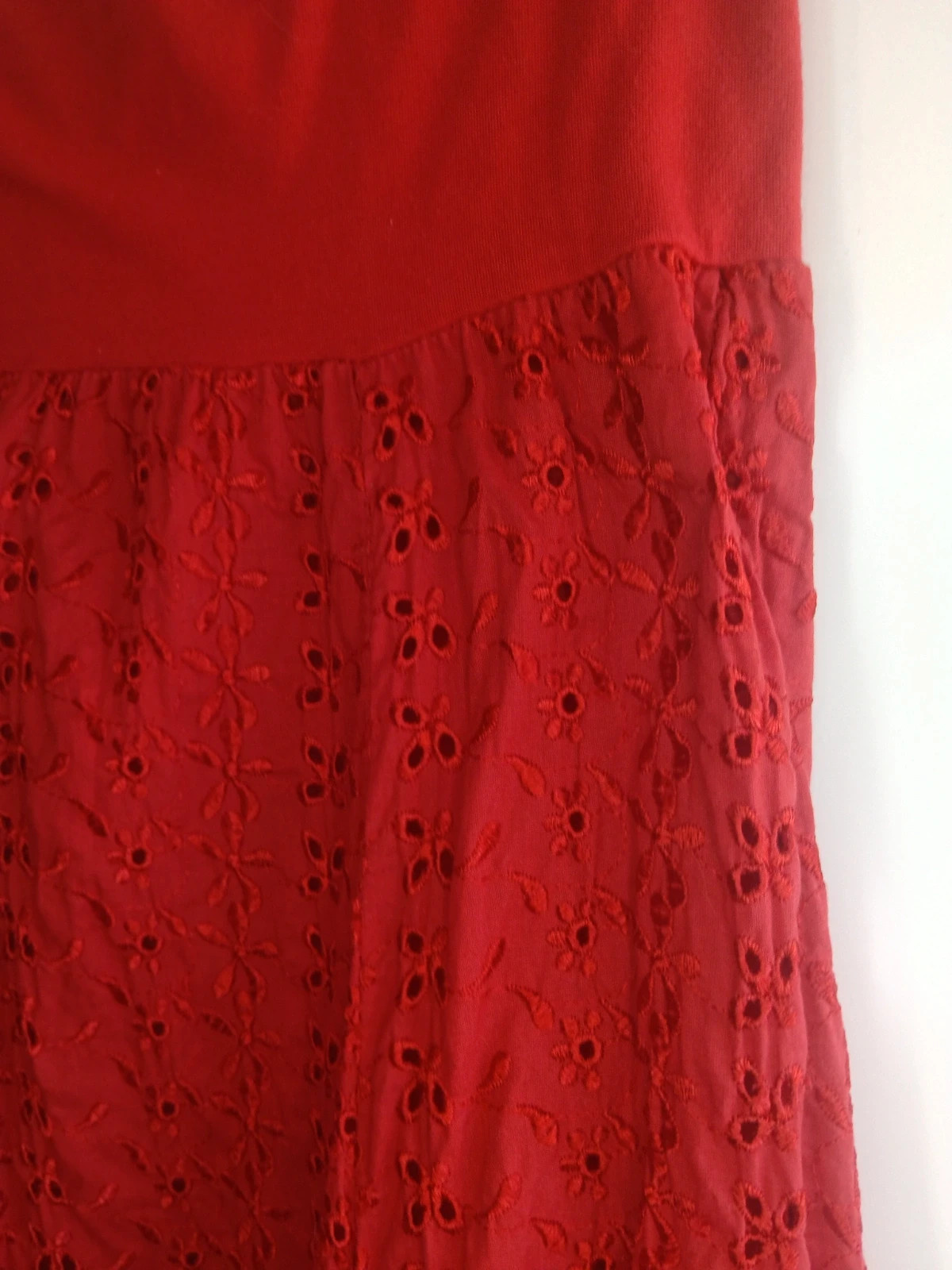 Falda Roja Campesina viral Cintura elástica Talla L 🌟( No envío por Vinteg Go) – Moda Italiana – taille L / 40 / 12 2