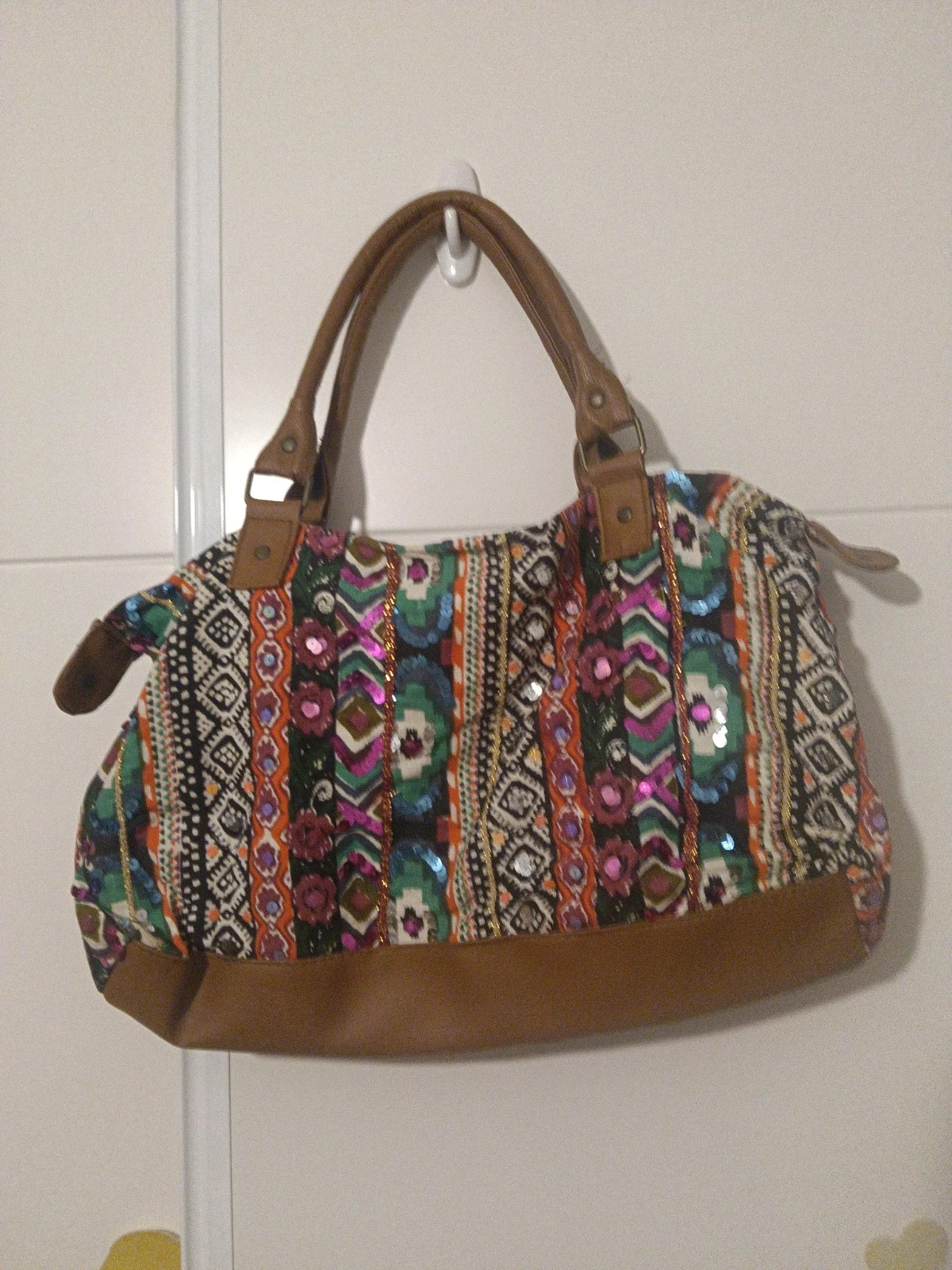 Bolso multicolor Dunnes Stores Boho / Étnico Viral 💥