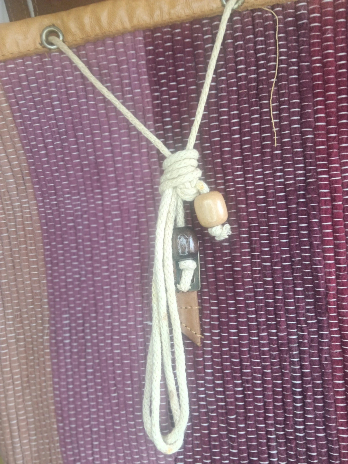 Mochila 🎒 Artesanal Camel/ Burdeos Viral 💥No envío por Vinteg Go 🙏 3