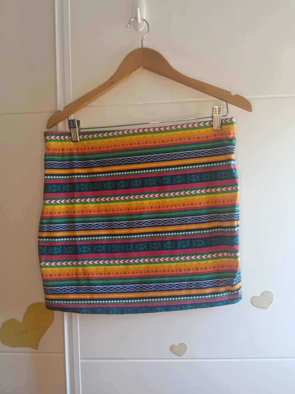 Falda multicolor Étnica Urban By Venca Talla M(38) Viral 🔥No envío por Vinteg Go 🙏