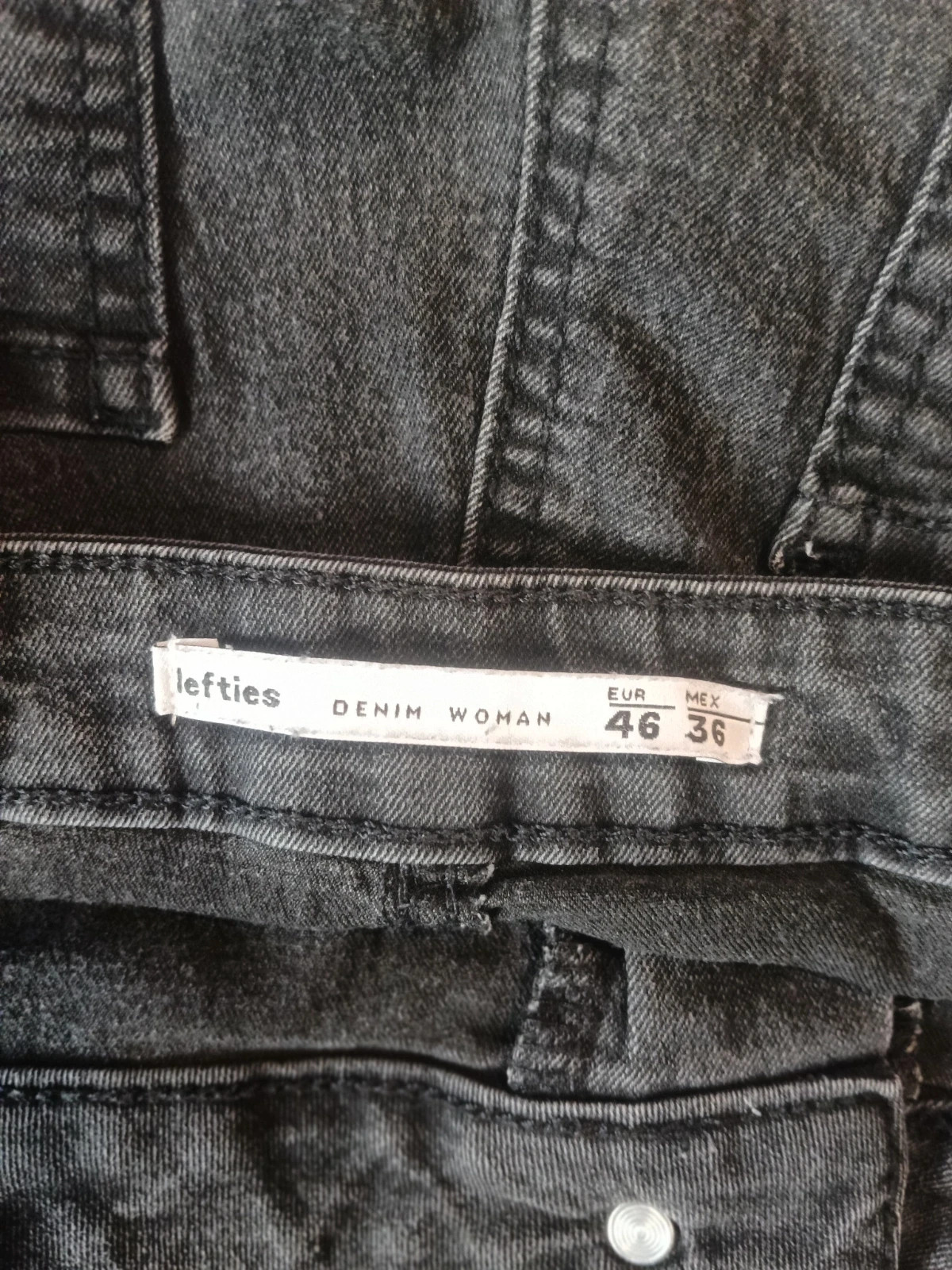 Vaqueros negros viral Lefties Talla 46 🔥 – Lefties – taille XXXL / 46 / 18 4